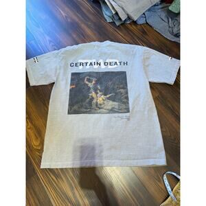Arm Bar Soap TTWD Men’s Short Sleeve T-Shirt Certain Death Graphic Size L